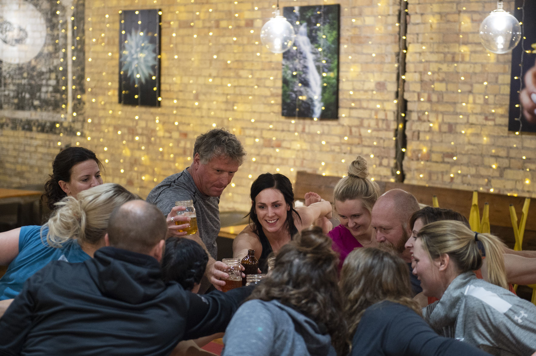Beer Yoga at Yellow Brick Cafe
